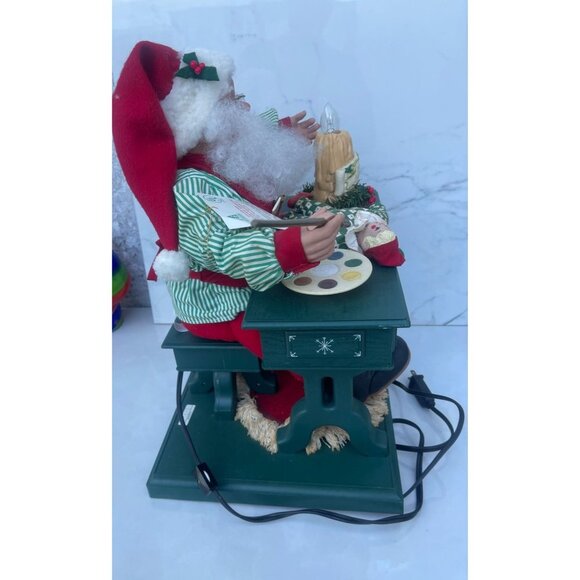 VTG Santa Workshop Holiday Creations Christmas Musical Lighted Santa Claus 16" - Picture 9 of 16